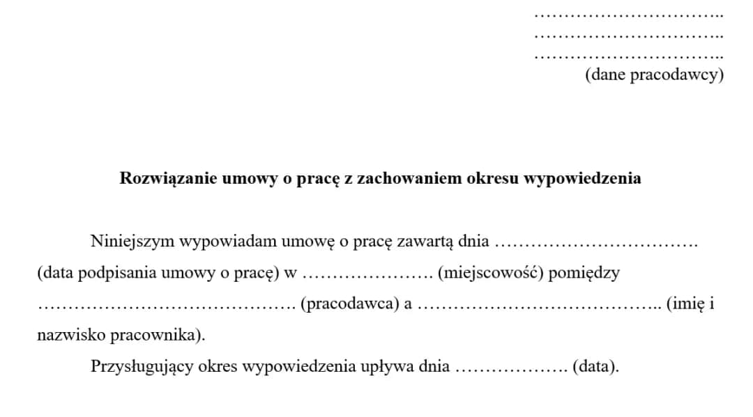 Prawidłowe wypowiedzenie umowy o pracę: Wzór, terminy, błędy i porady